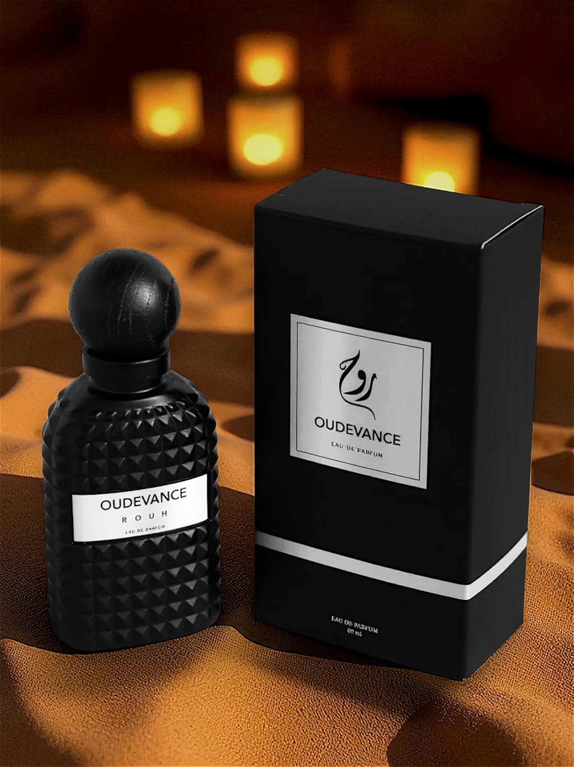 ROUH Oudavance Eau de Parfum for Men & Women | Long-Lasting Oud, Amber & Musk Fragrance | Luxurious Arabic Perfume with Deep Oriental Notes – 80 ml